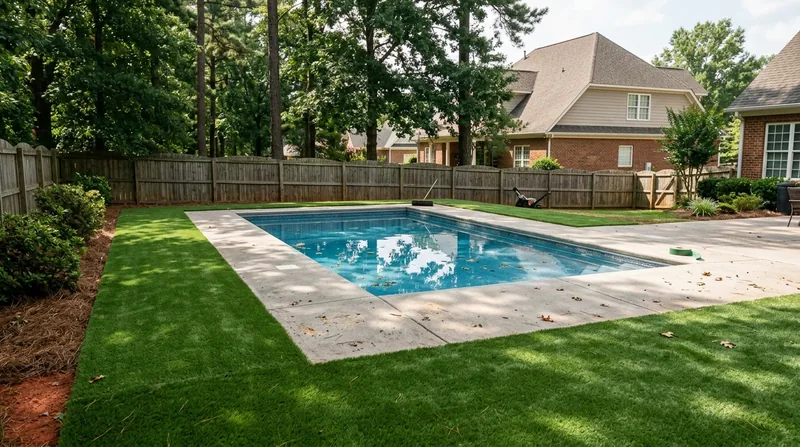 Pool Surround Turf Greenville
